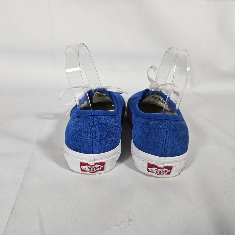Vans Authentic Blue Suede Sneakers Women's Size 8.5 Men's Size 7 - Picture 5 of 9